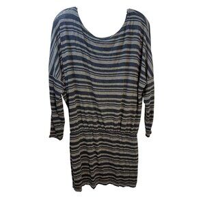 B. Darlin Womens Striped Dress S 3/4 Sleeve Acrylic Rayon Blend